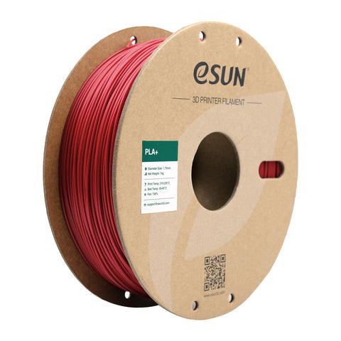 eSun Fire Engine Red PLA+ Filament - 1 KG - 1.75 mm