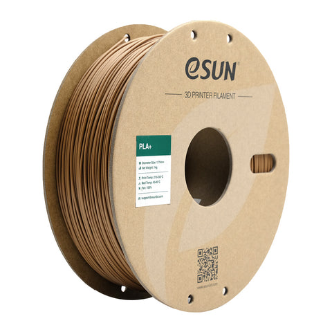 eSun Light Brown PLA+ Filament - 1 KG - 1.75 mm