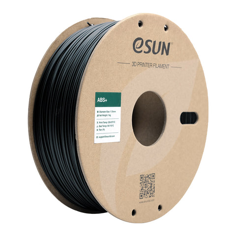 Bassen 3DP_Filaments eSun Black ABS+ Filament - 1 KG - 1.75 mm