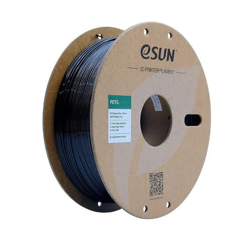 Bassen 3DP_Filaments eSun Black PETG Filament - 1 KG - 1.75 mm