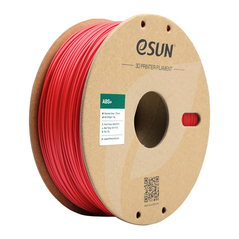 Bassen 3DP_Filaments eSun Red ABS+ Filament - 1 KG - 1.75 mm