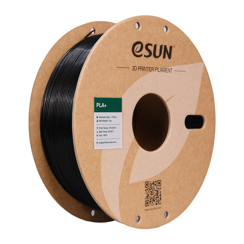 Esun 3DP_Filaments eSun Black PLA+ Filament - 1 KG - 1.75 mm