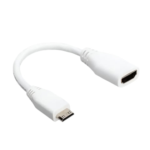 Raspberry Pi Foundation Mini HDMI Male to HDMI Female Cable 15cm White