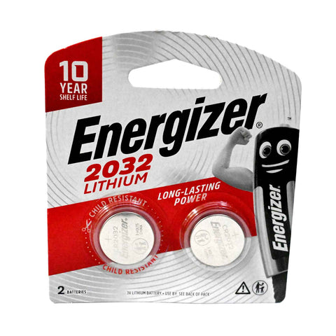 Salam Studios PWR_Alkaline_Batt Energizer 2032 Coin Lithium Battery (2Pcs)