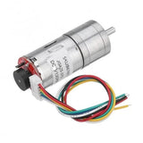 Voltaat Motors_Motors_Fans Geared Brushed DC Motor with Encoder (12V 130RPM)