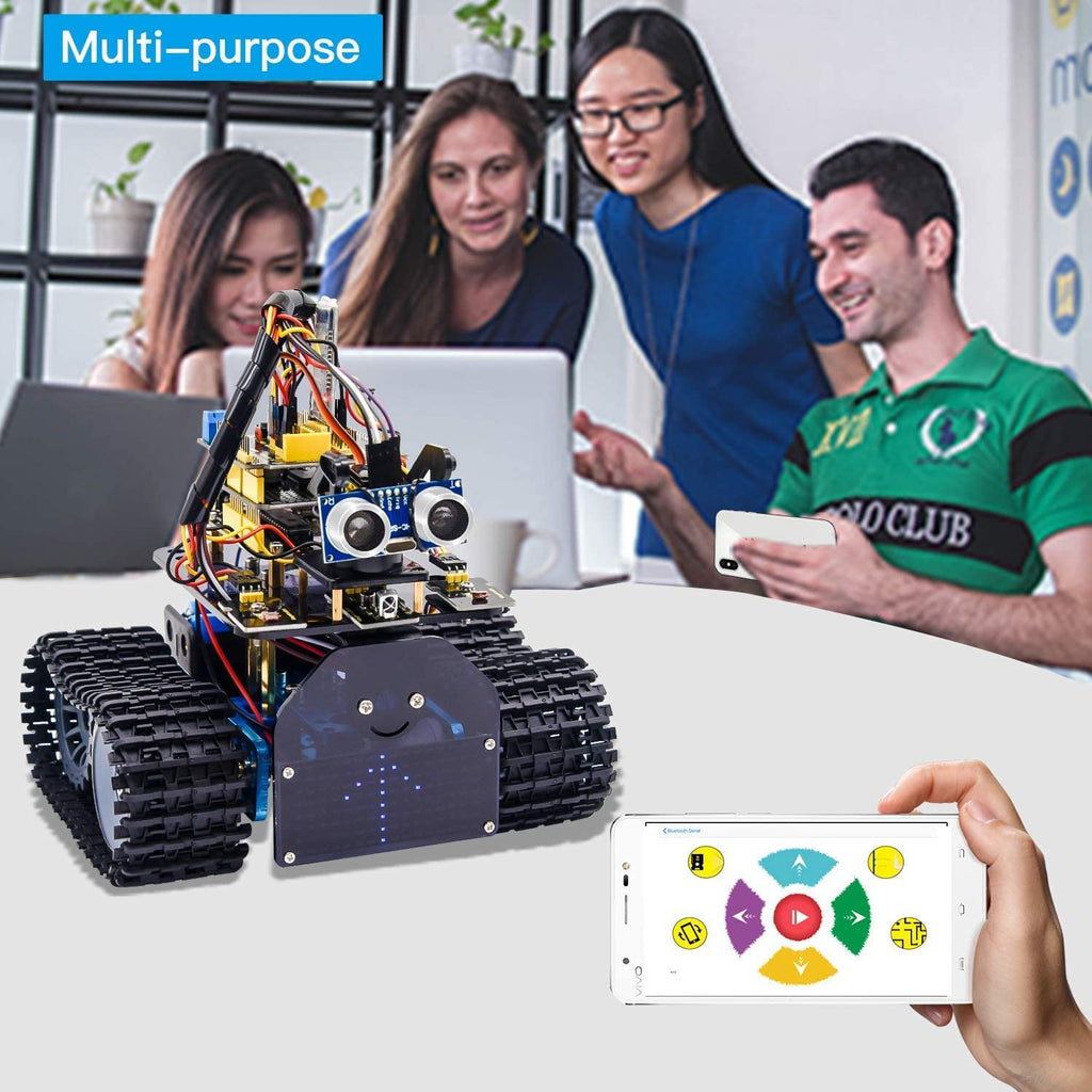 Arduino Mini Tank Robot Kit – Voltaat