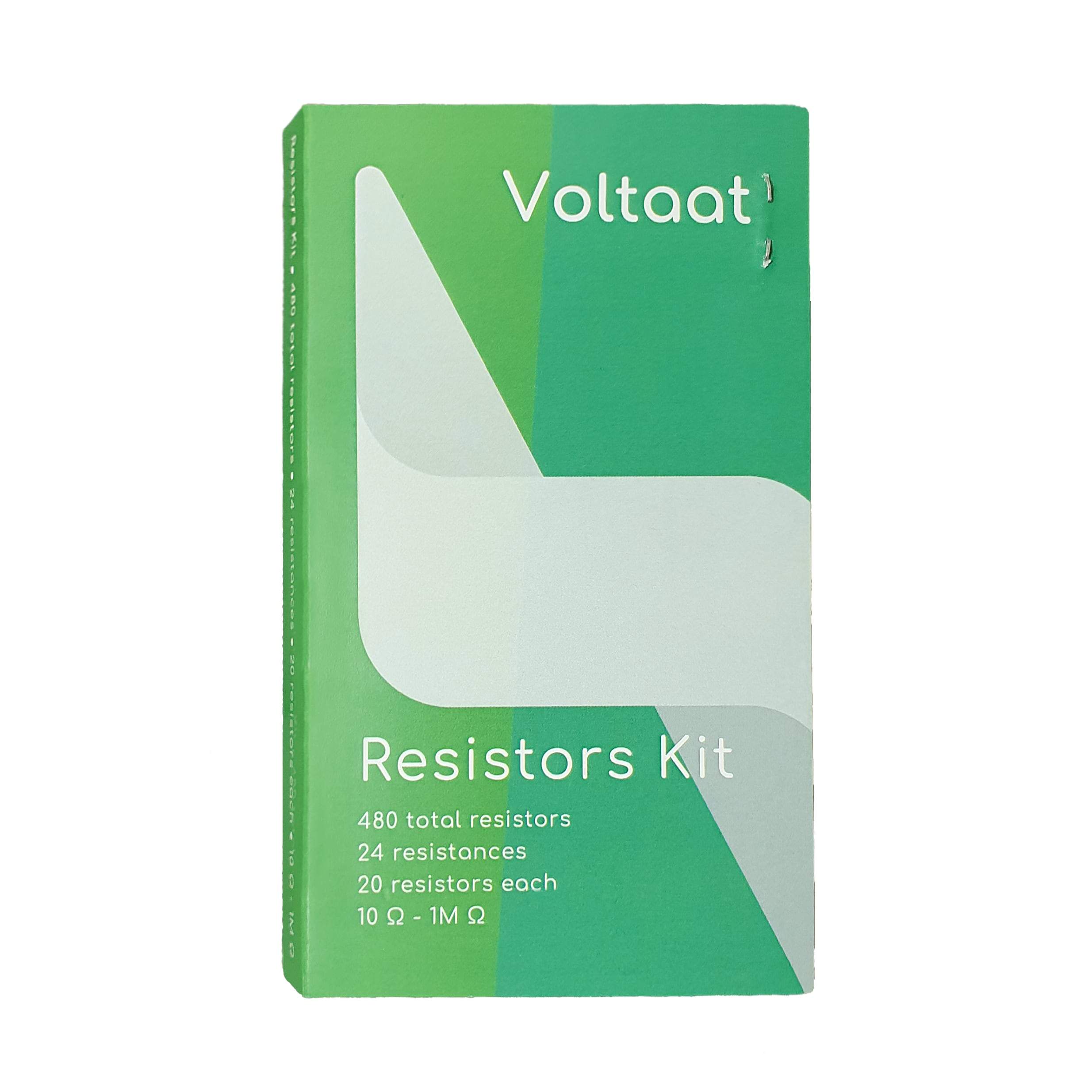 Voltaat Resistors Kit - 24 Values (480 Pack)